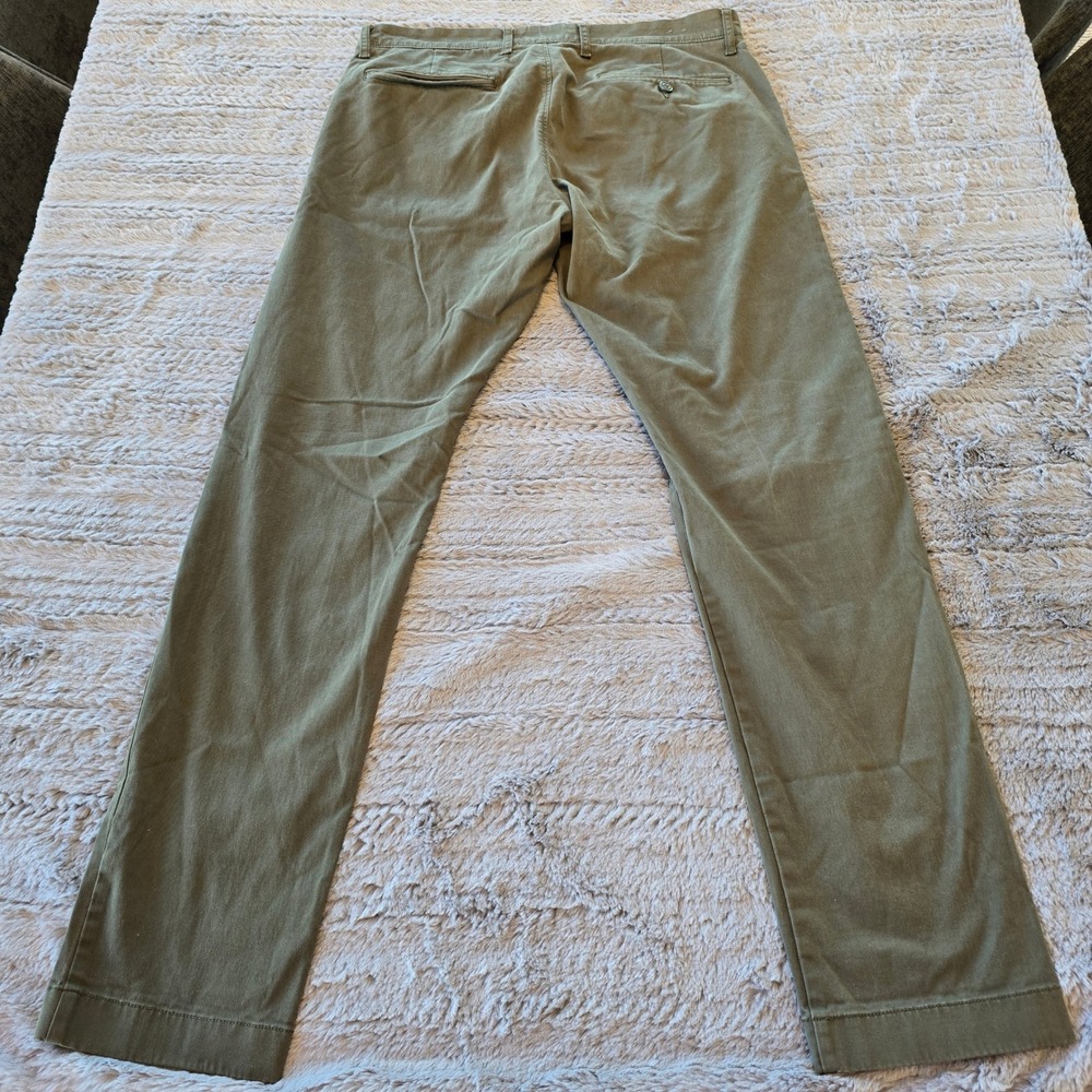 J.Crew 484 Slim Fit Chino Pants Mens 32x32 Olive Green Stretch Re-Imagined - Picture 6 of 7